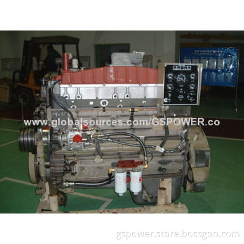 24V electric motor starters, in-line,6 cylinders, turbocharged, marine engines for Genset